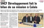 SNCF Développement et soutien à la Communauté d'Agglomération Cap Calaisis