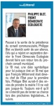 Philippe Blet, Front democrate