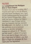 Les compliments de Philippe Blet à Yann Capet