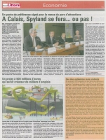 Projet de parc à théme à Calais