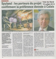 Projet de parc à théme à calais