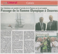 Passage de la flamme olympique à douvres