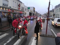 Avec les Pères Noel du MC Red Zone