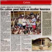 Un cahier peut faire un écolier heureux