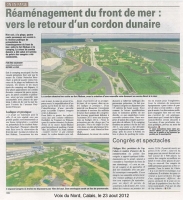 Réaménagement du Front de mer : vers le retour d'un cordon dunaire
