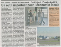 travaux à l'aéroport de Cap Calaisis