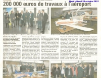 Inauguration des nouveaux locaux de l'aéroport de Cap Calaisis