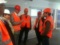 visite de chantier du futur hôpital de calais
