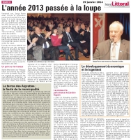 Voeux 2014 de Serge Peron, Maire de Marck en Calaisis