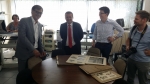 Visite de l'entreprise Desseilles Laces à Calais