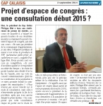 Conférence de presse de rentrée septembre 2014