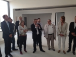 Visite de chantier de la Nouvelle Ecole d'Art du Calaisis