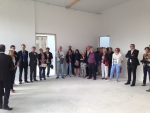 Visite de chantier de la Nouvelle Ecole d'Art du Calaisis