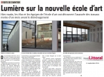 Visite de chantier de la Nouvelle Ecole d'Art du Calaisis
