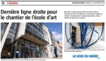 Visite de chantier de la future Ecole d'Art du Calaisis