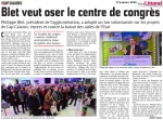 Voeux 2015 de la Communauté d'Agglomération Cap Calaisis