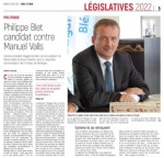 Philippe Blet candidat contre Manuel Valls
